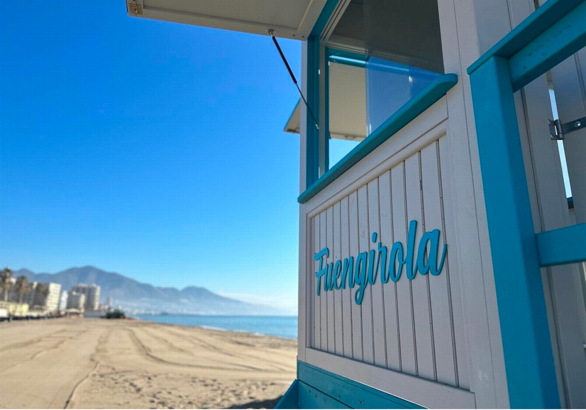 Vista de la playa de Fuengirola.