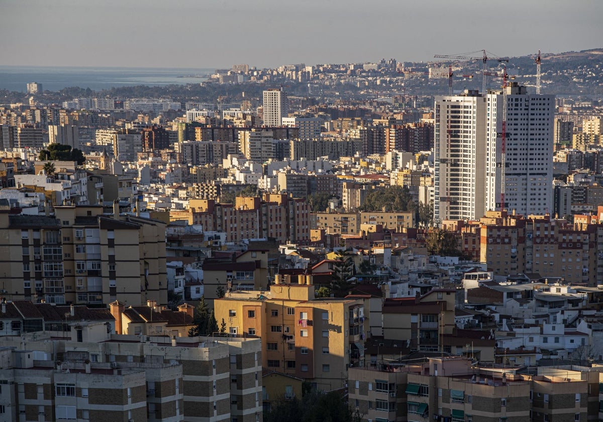 Vista de la ciudad de Málaga.