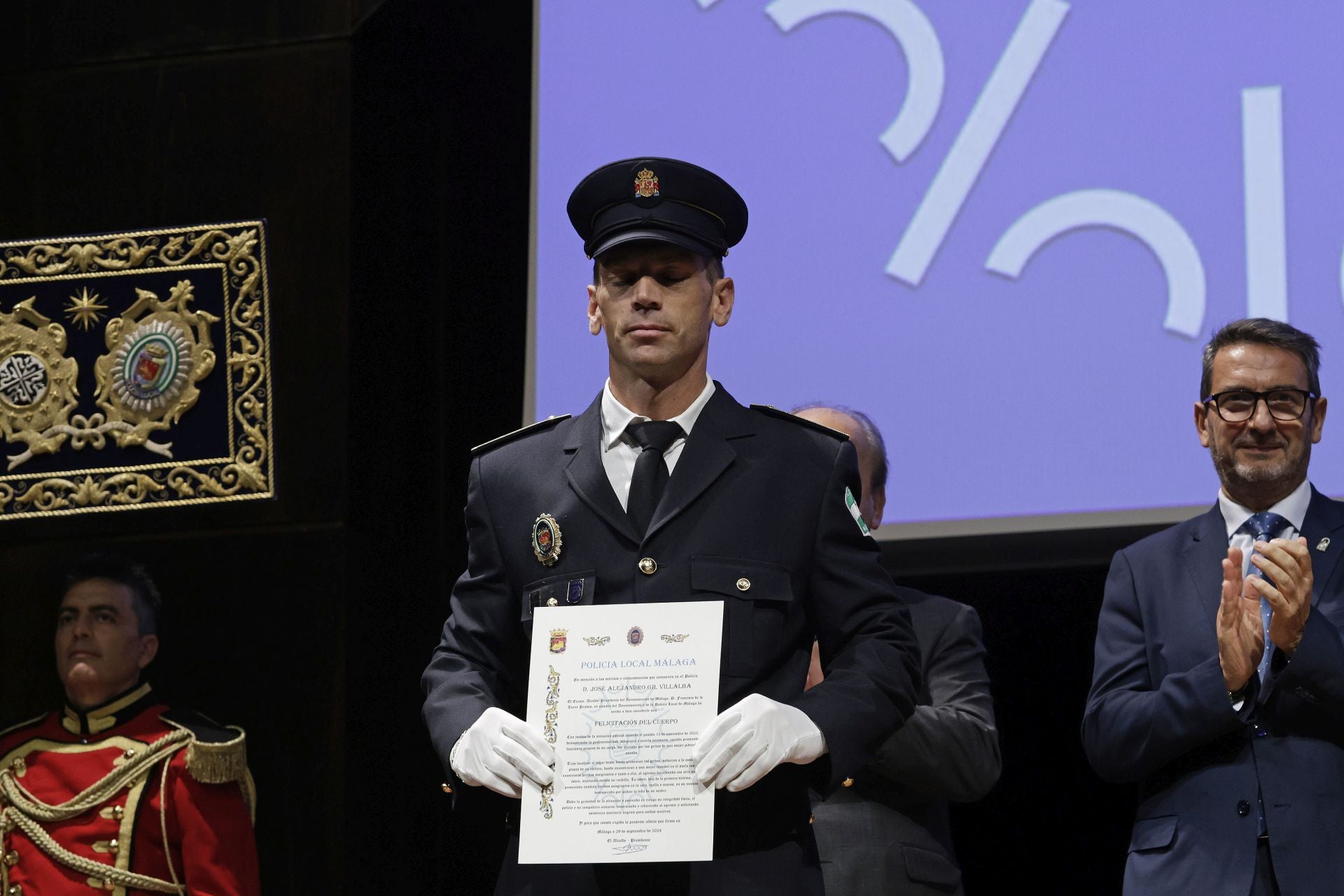 La Policía Local de Málaga celebra el día de su patrón