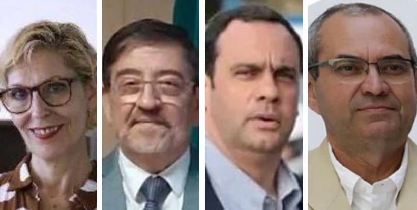 Beatriz Becerra, Juan Ruiz, Manolo Díaz y Juan Carlos Ramírez.