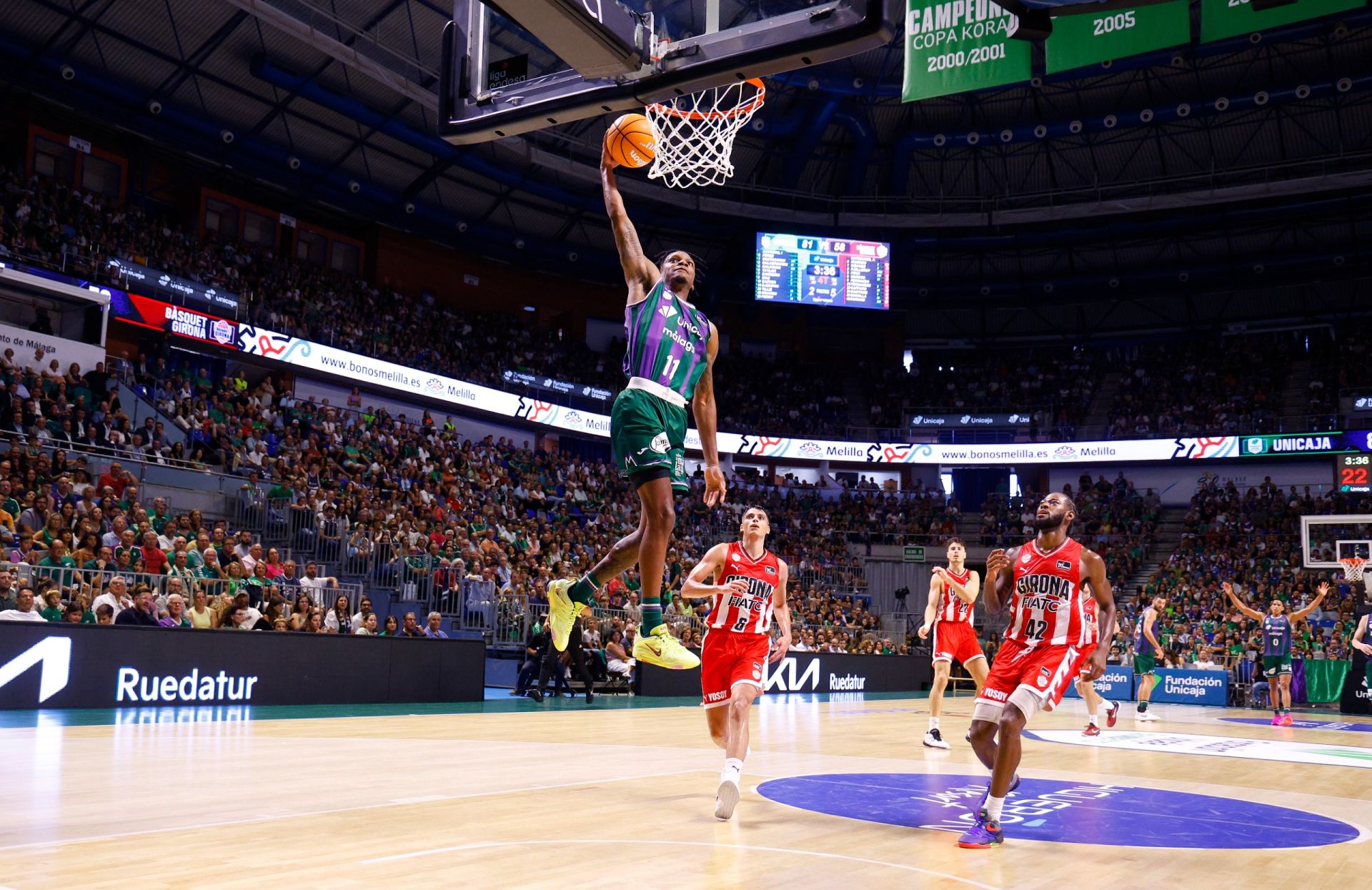 El Unicaja - Básquet Girona, en imágenes