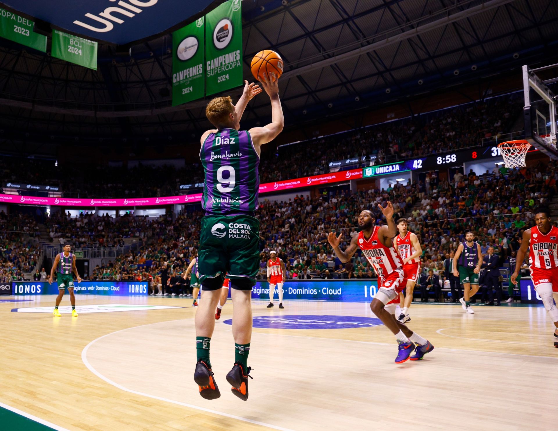 El Unicaja - Básquet Girona, en imágenes
