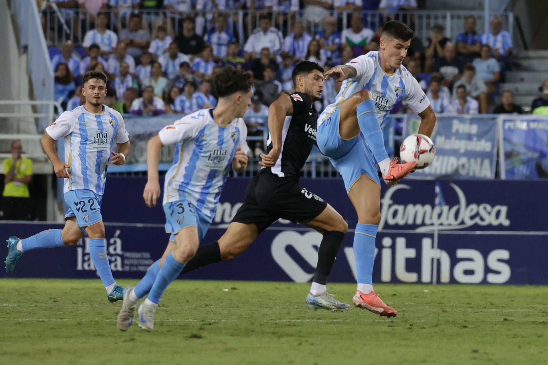 El Málaga- Elche, en imágenes