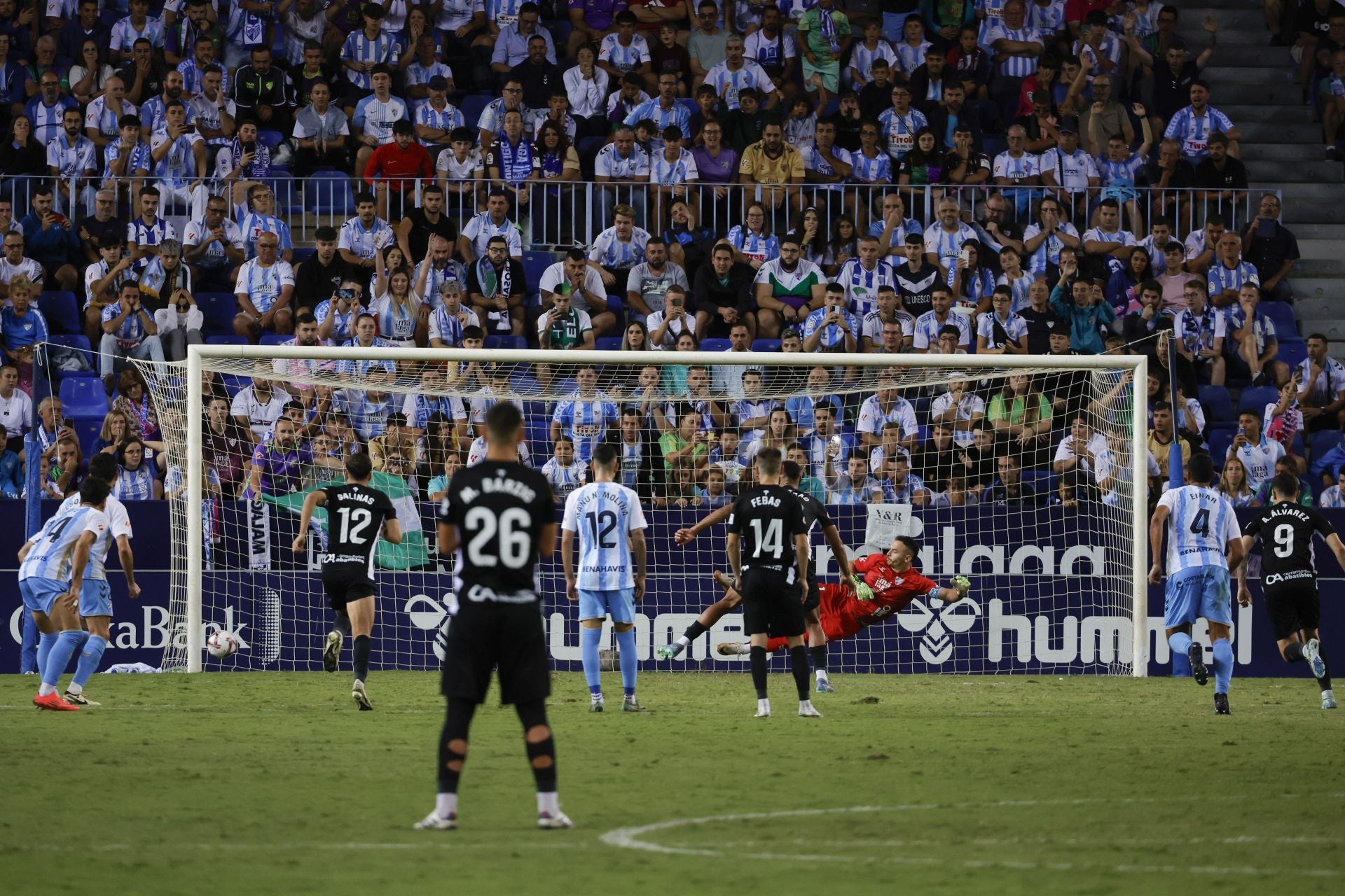 El Málaga- Elche, en imágenes