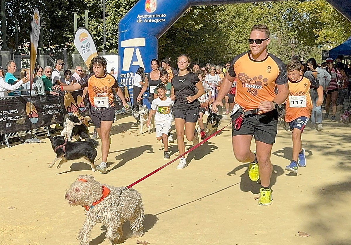 Salida desde el Paseo Real este domingo