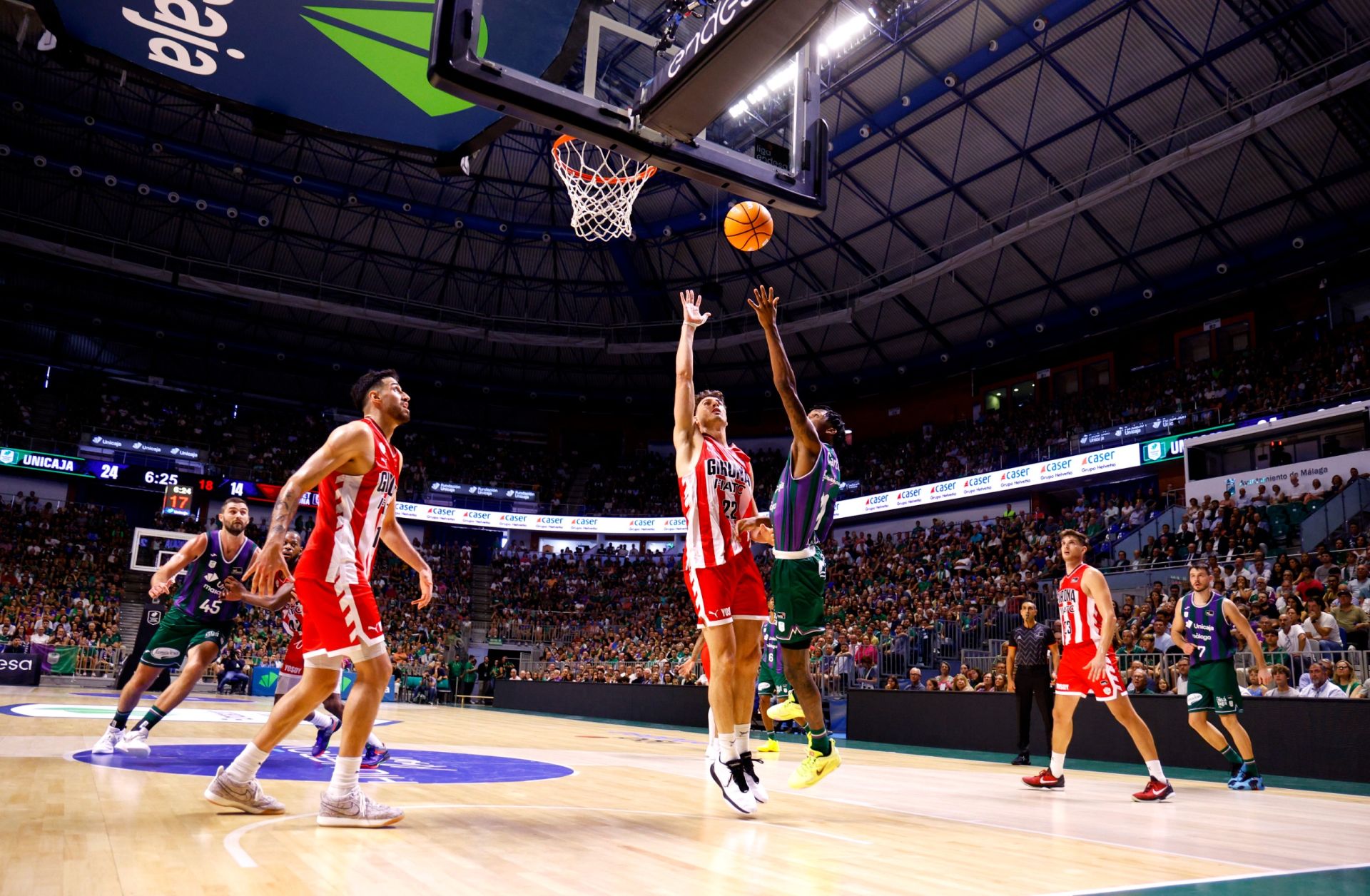 El Unicaja - Básquet Girona, en imágenes