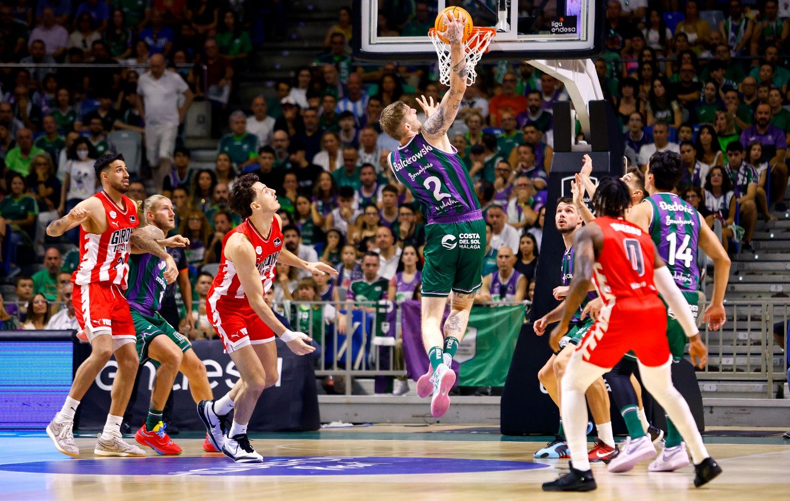 El Unicaja - Básquet Girona, en imágenes