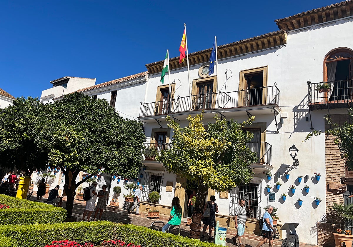 Fachada del Ayuntamiento de Marbella.