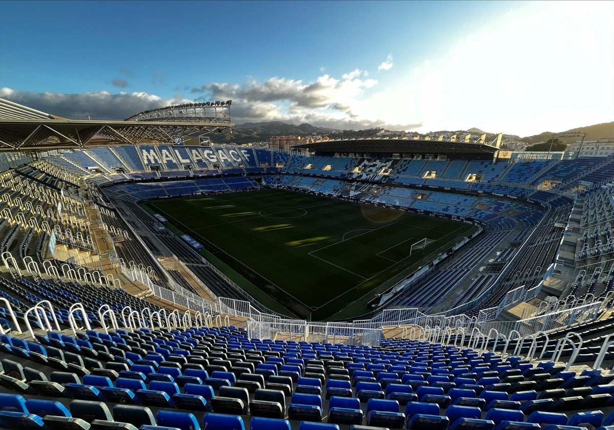 Panorámica de La Rosaleda, ante una inminente remodelación.