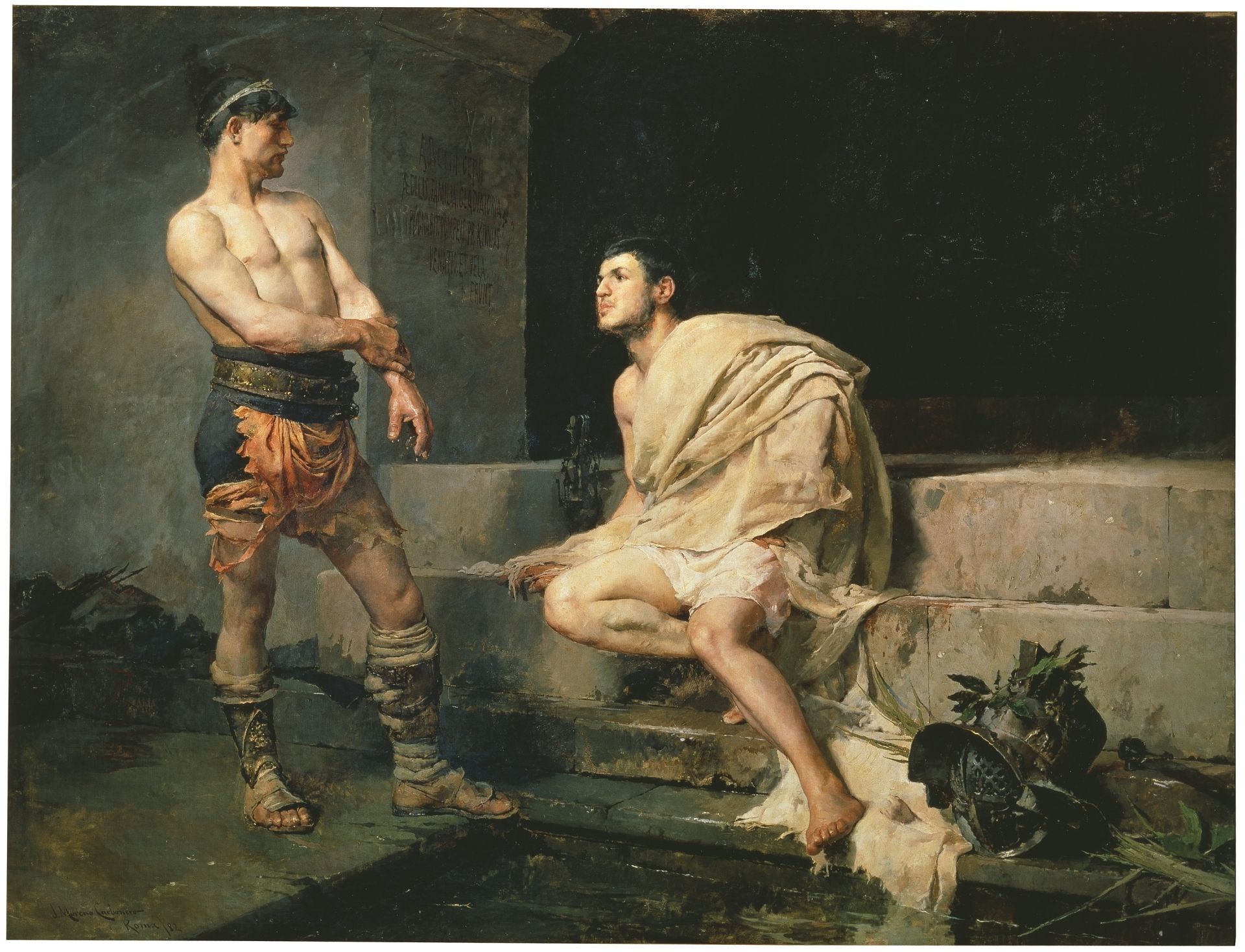 &#039;Gladiadores después del combate&#039; (1882)