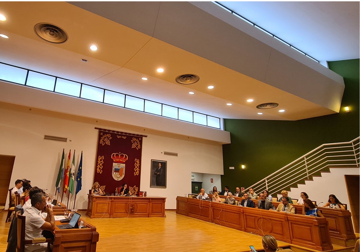 La Corporación Municipal de Torremolinos reunida en pleno.