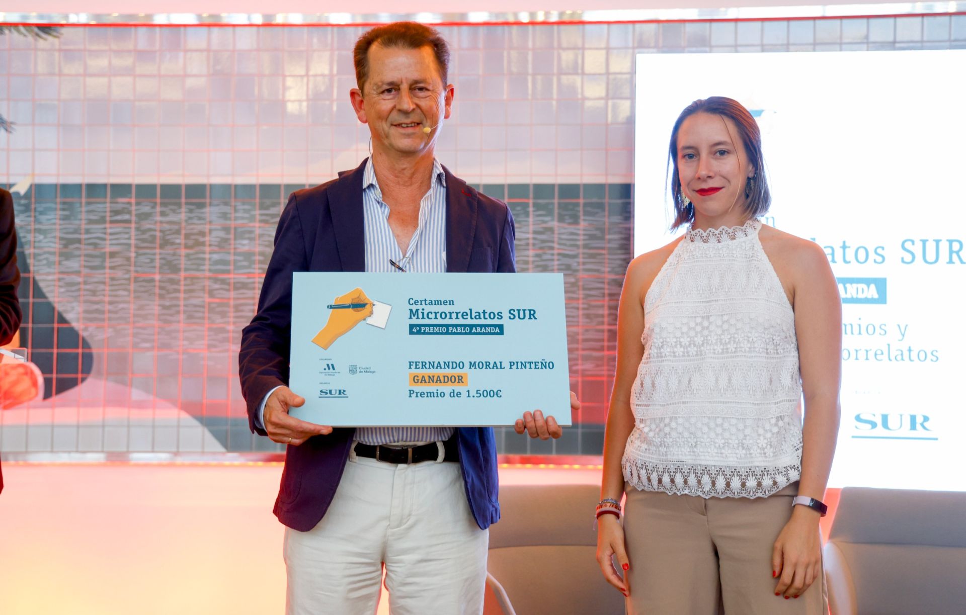 Entrega de premios de la cuarta edición del Concurso de Microrrelatos Pablo Aranda de SUR