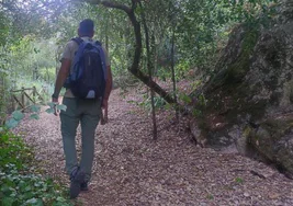 Este sendero tiene el tramo más espectacular junto al arroyo Bebedero.