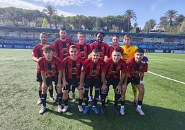 Un once del San Pedro de esta temporada.