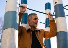 El cantante del grupo de indie La Habitación Roja, Jorge Martí, que este fin de semana forma parte del cartel de Benalfest.