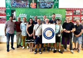 Acto de presentación del proyecto deportivo, este miércoles en Vélez-Málaga.