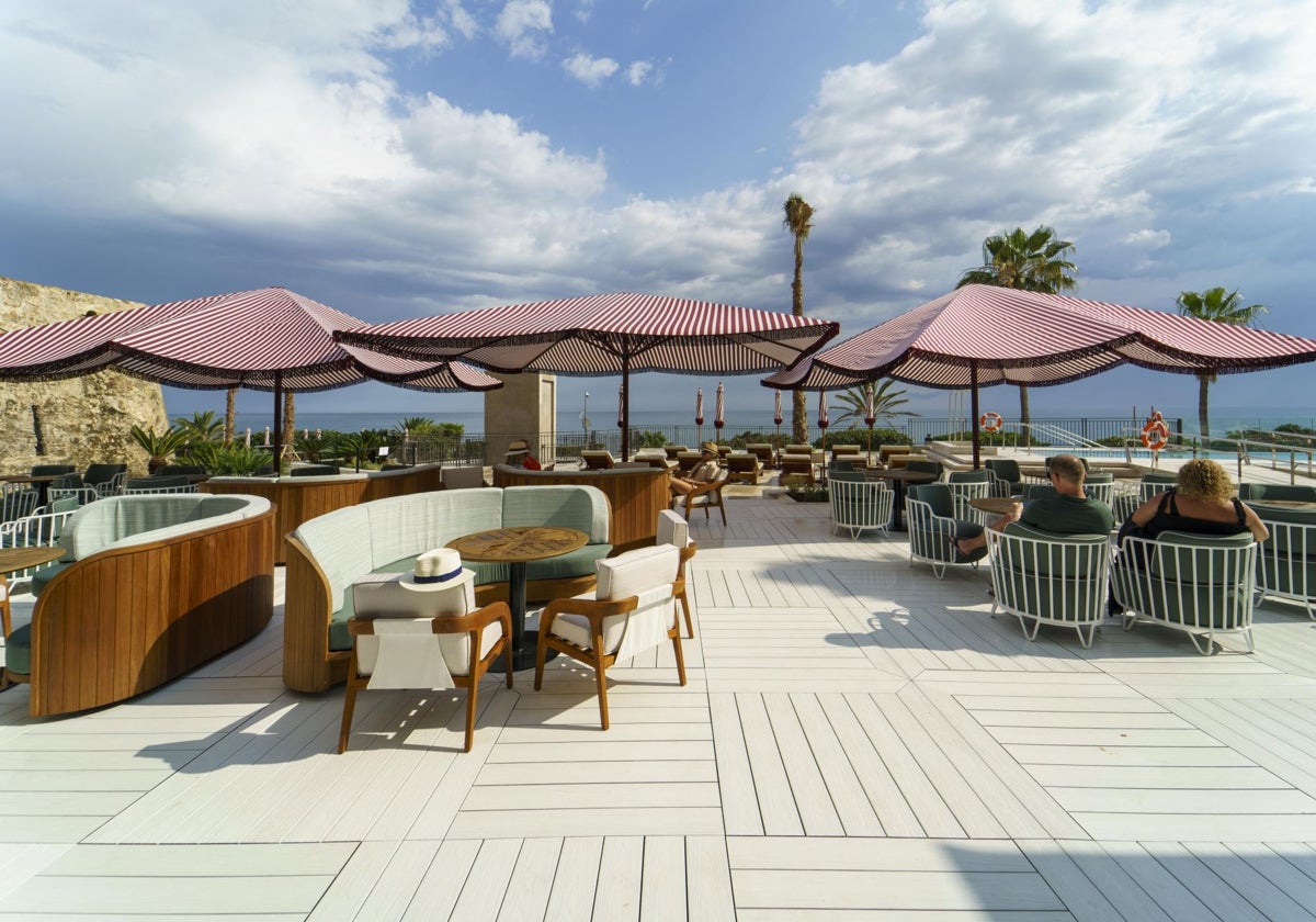 Terraza del El Fuerte Marbella, el primer cinco estrellas de la cadena.