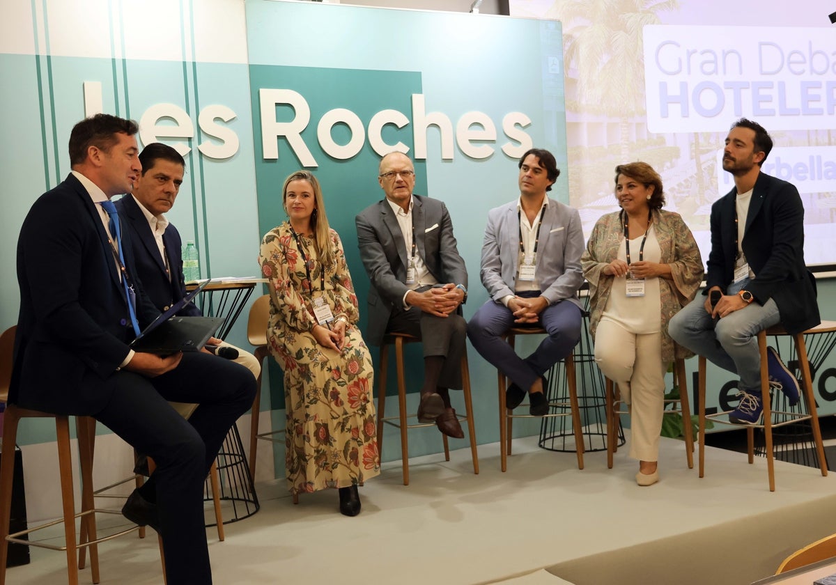 Los profesionales del sector debatieron ayer en el Gran Debate Hotelero de Marbella.