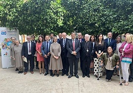 Autoridades de los organismos relacionados con la Escuela de Magisterio de Antequera