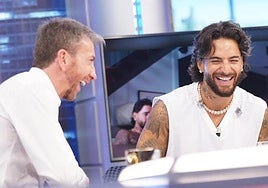 Maluma entrevistado por Pablo Motos en 'El Hormiguero'.