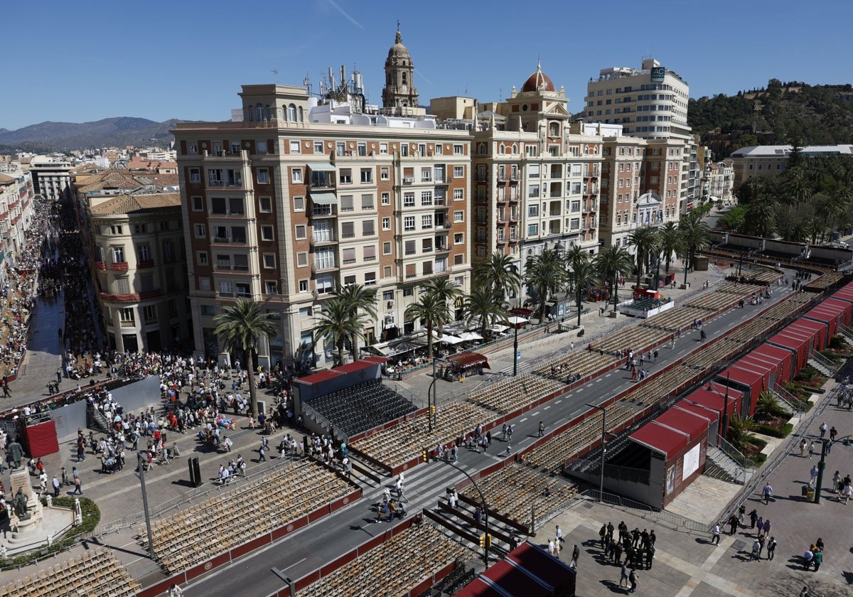 Estas son las nuevas normas que la Agrupación de Cofradías de Málaga impone a los abonados del recorrido oficial