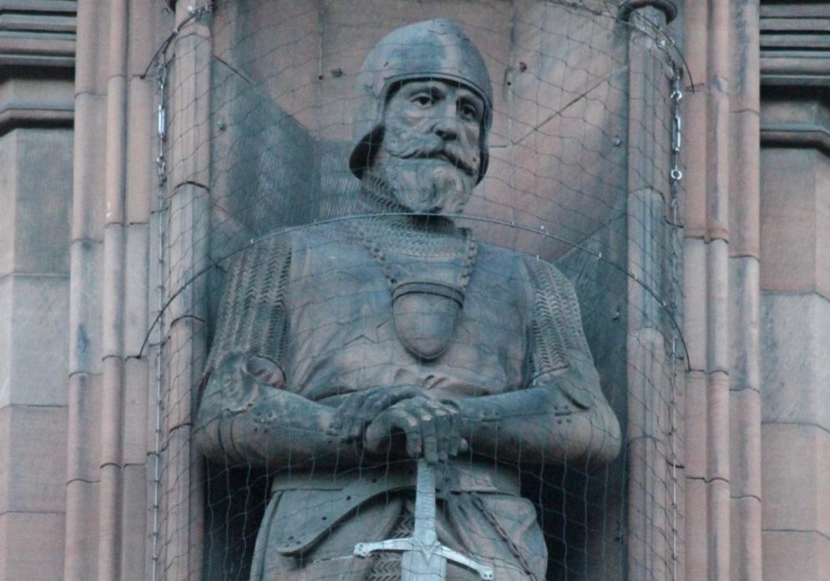 La figura de James Douglas en la Galería Nacional Escocesa del Retrato.