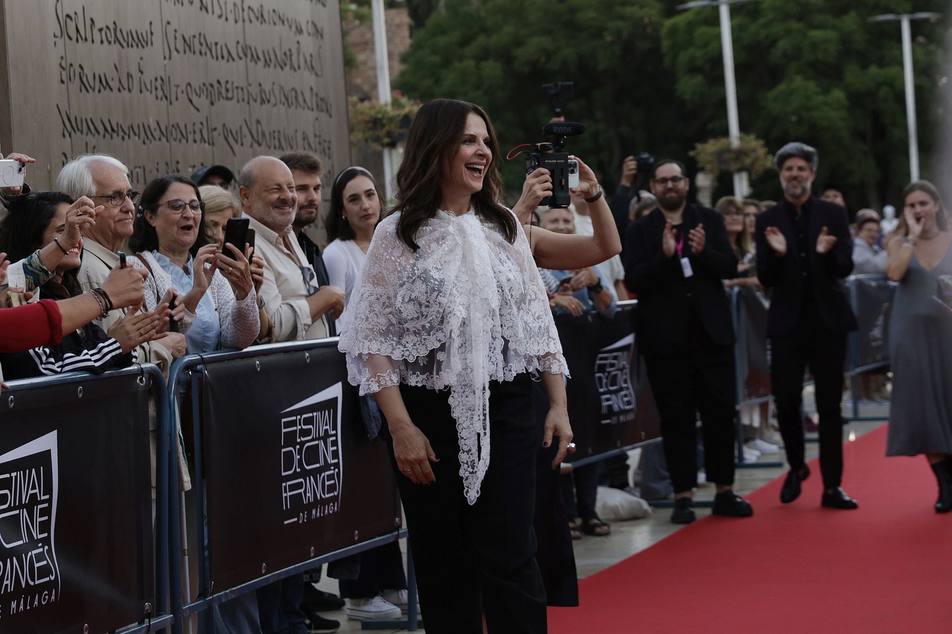 Juliette Binoche recibe el Premio Honorífico del Festival de Cine Francés en Málaga