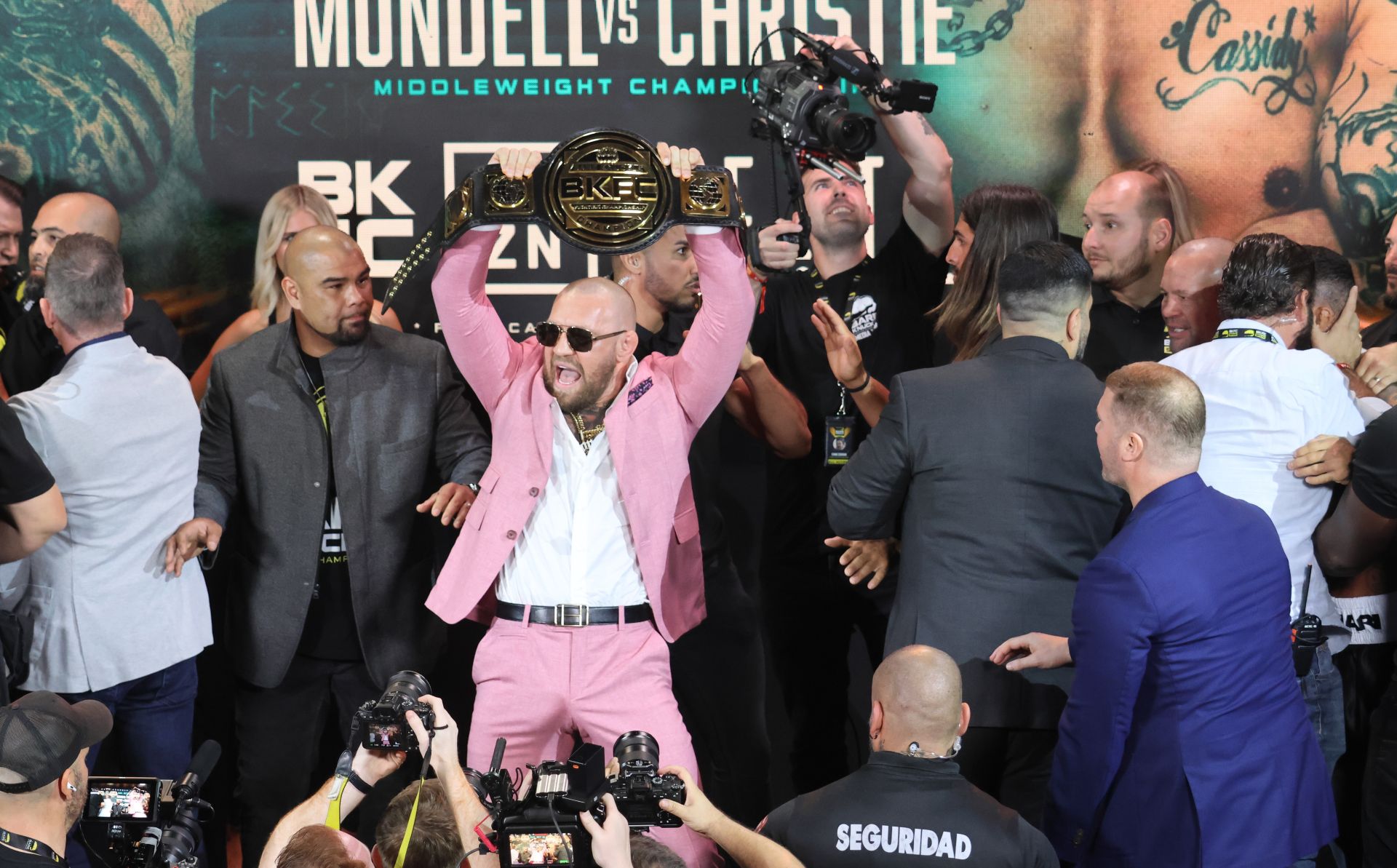 Conor McGregor, en Marbella para la velada de la BKFC