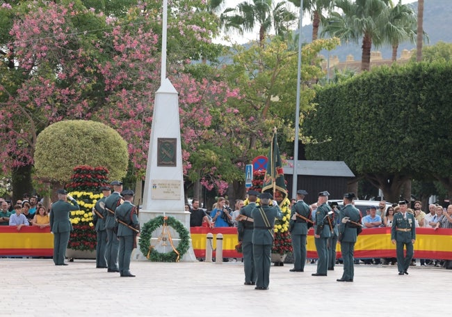 Homenaje a los caídos.