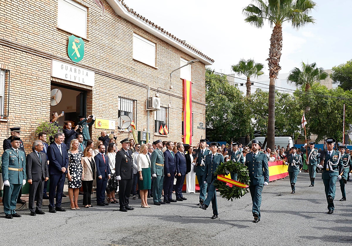 Celebración del Día de la Hispanidad en Marbella.