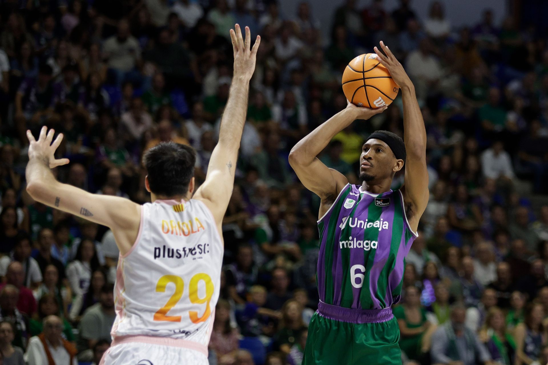 Las mejores imágenes del Unicaja-Hiopos Lleida