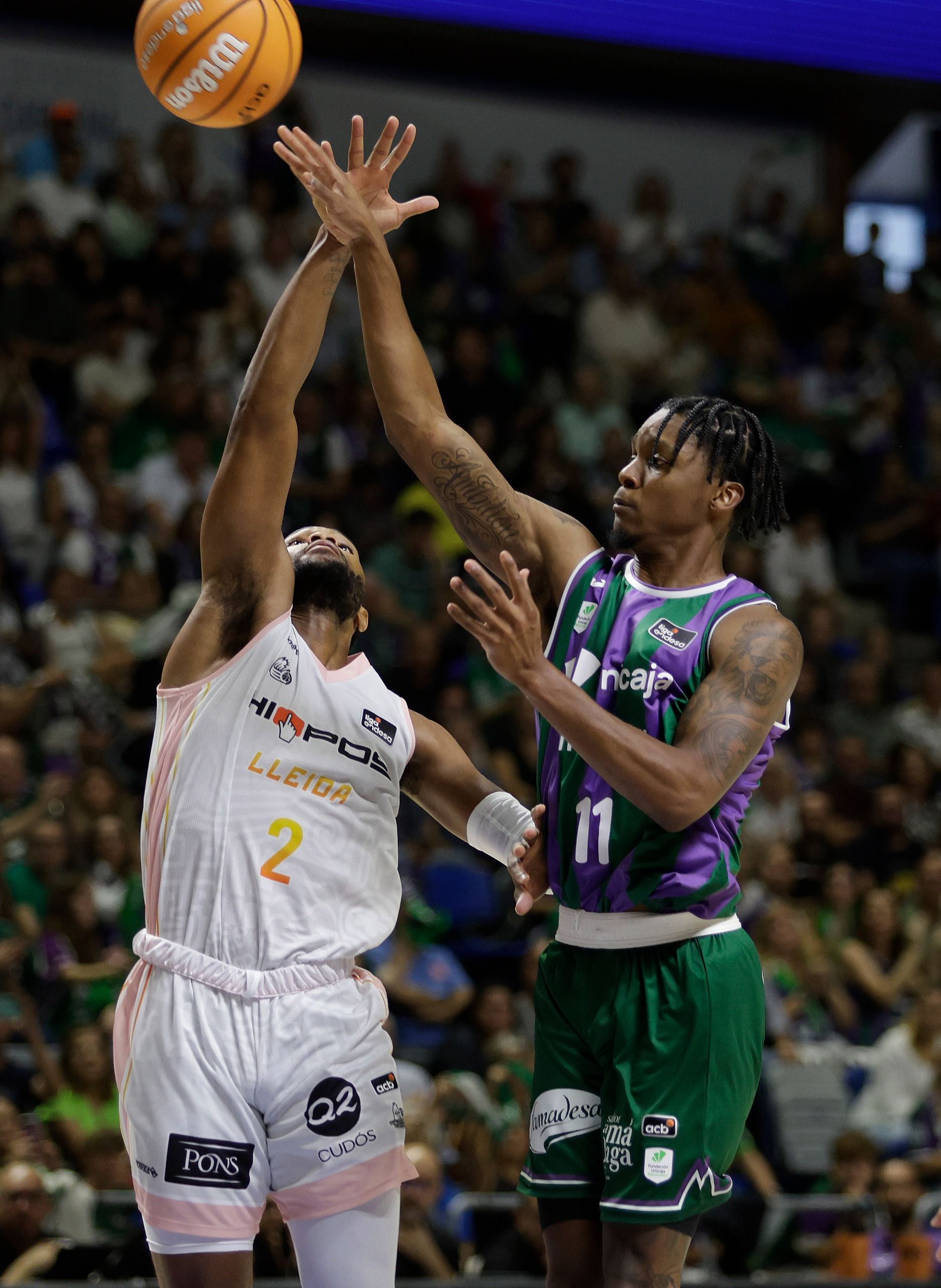 Las mejores imágenes del Unicaja-Hiopos Lleida