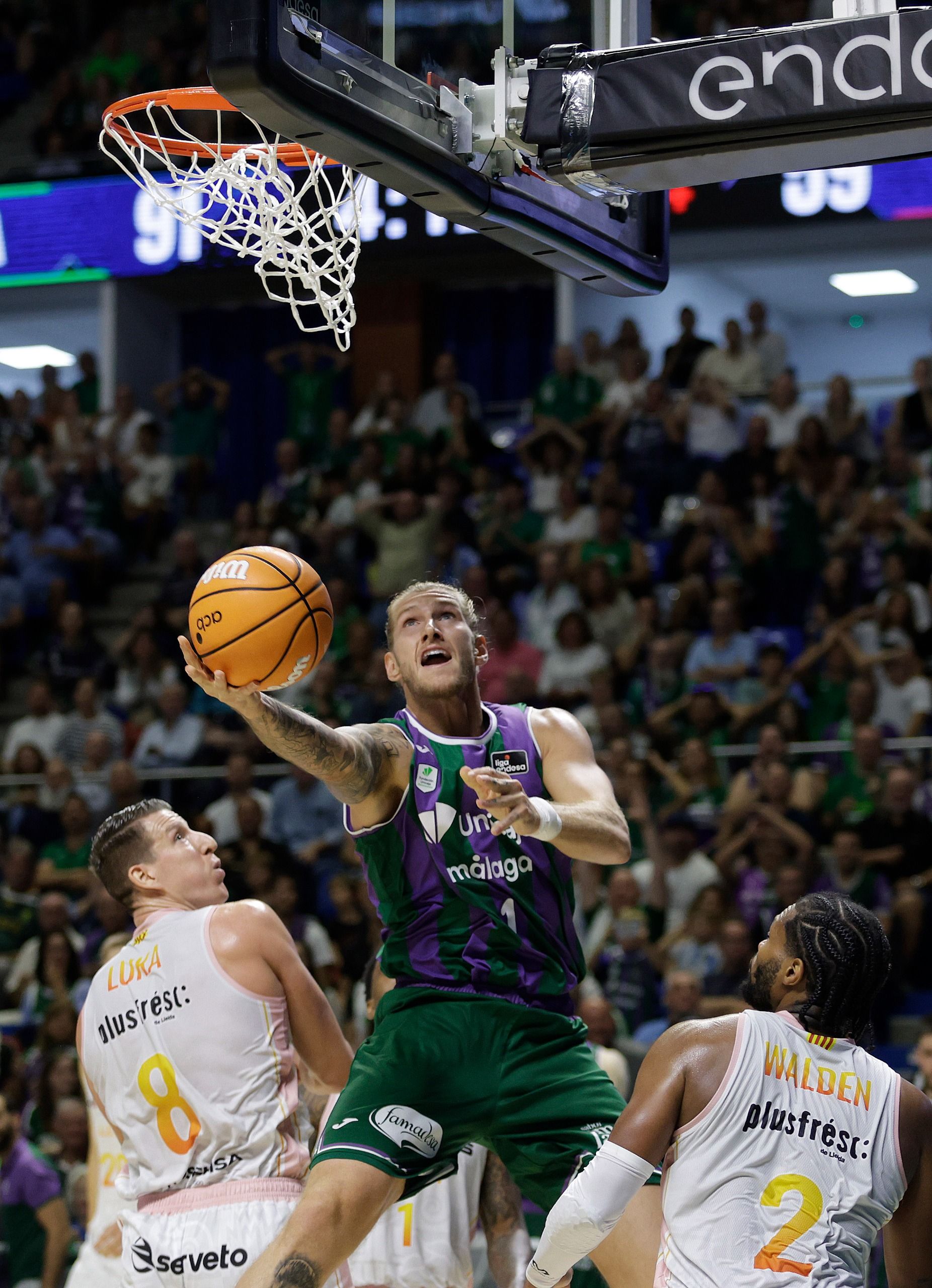 Las mejores imágenes del Unicaja-Hiopos Lleida