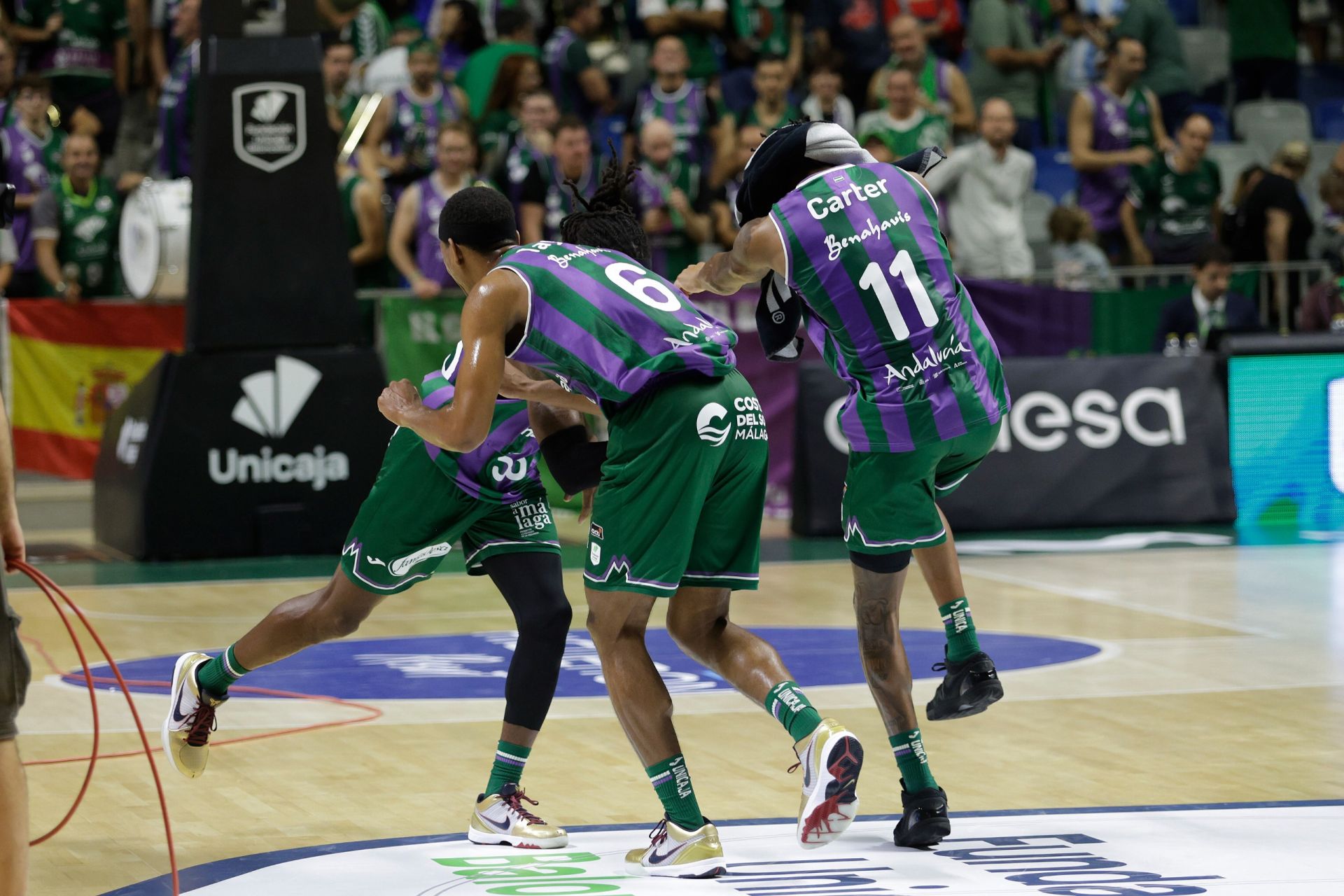 Las mejores imágenes del Unicaja-Hiopos Lleida