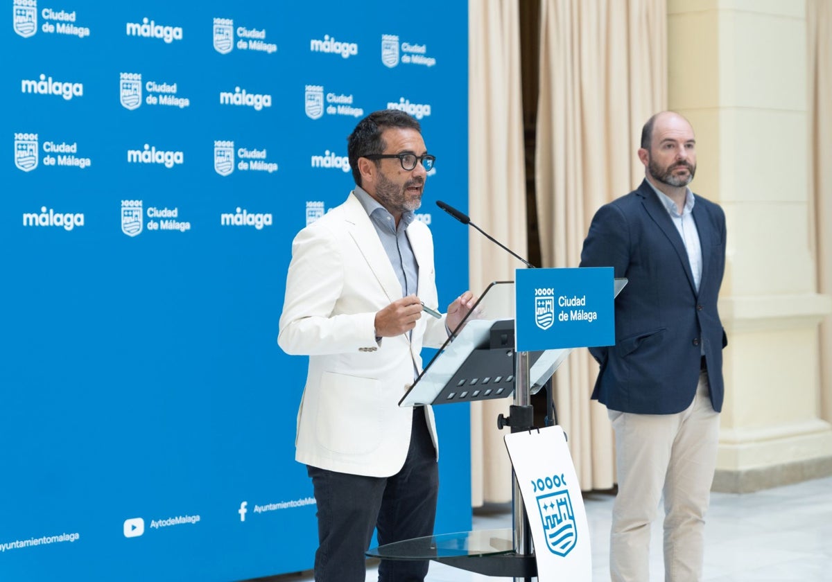 Florido y Gómez, durante la presentación del estudio.