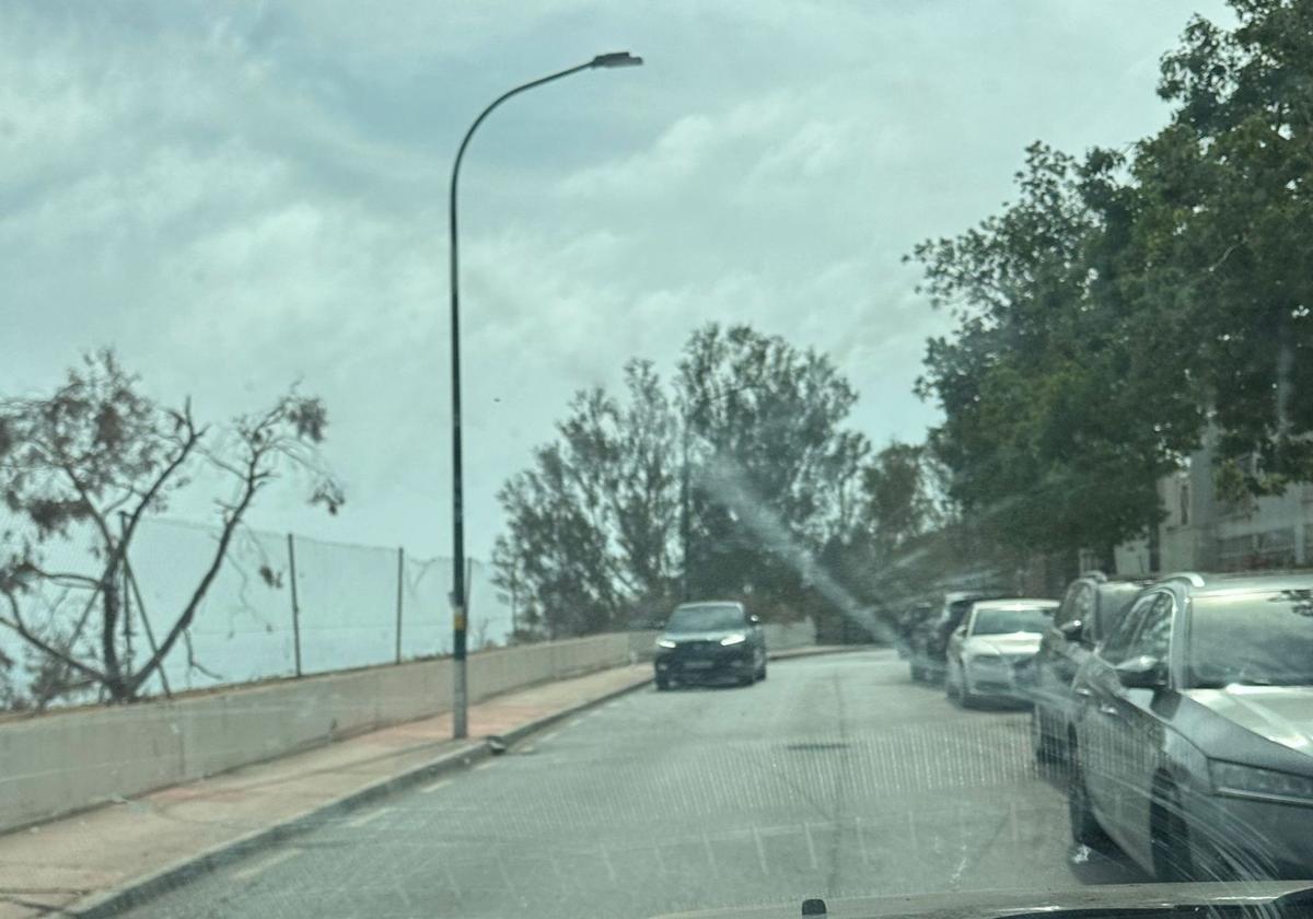 Mala movilidad en la calle Olmos.