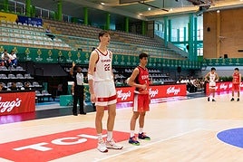 Olivier Rioux, en un entrenamiento con los Gators de Florida