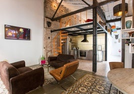 Interior de una vivienda turística.