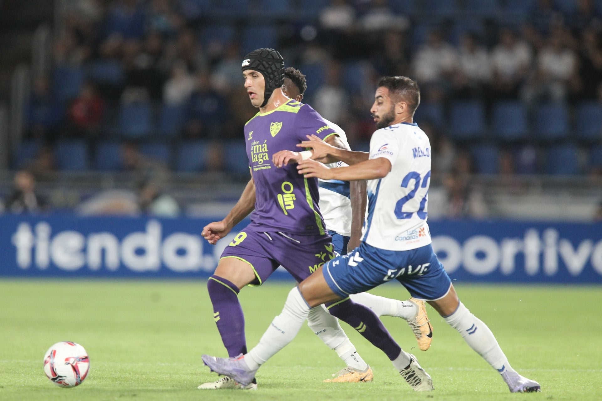 El Tenerife-Málaga, en imágenes