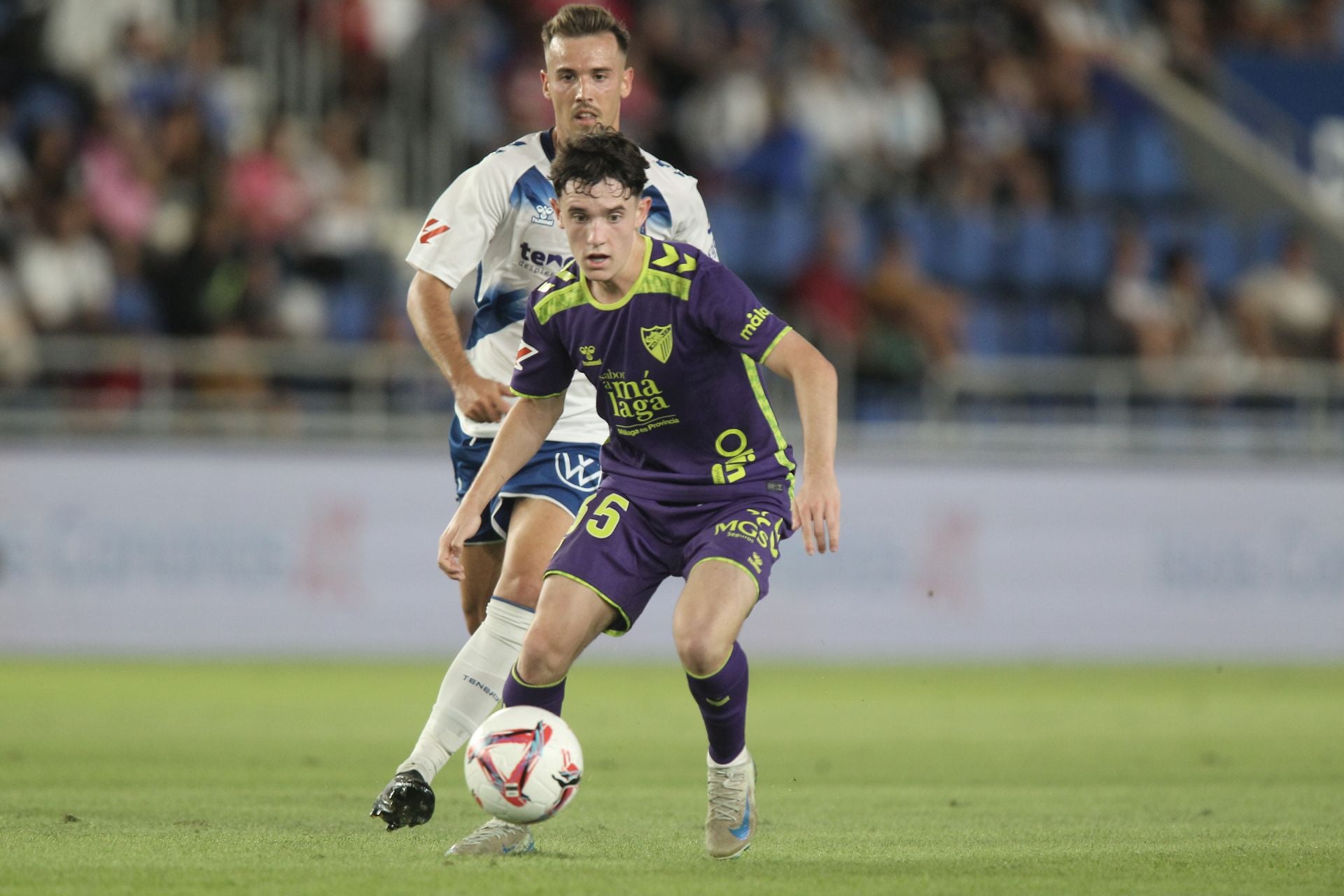 El Tenerife-Málaga, en imágenes