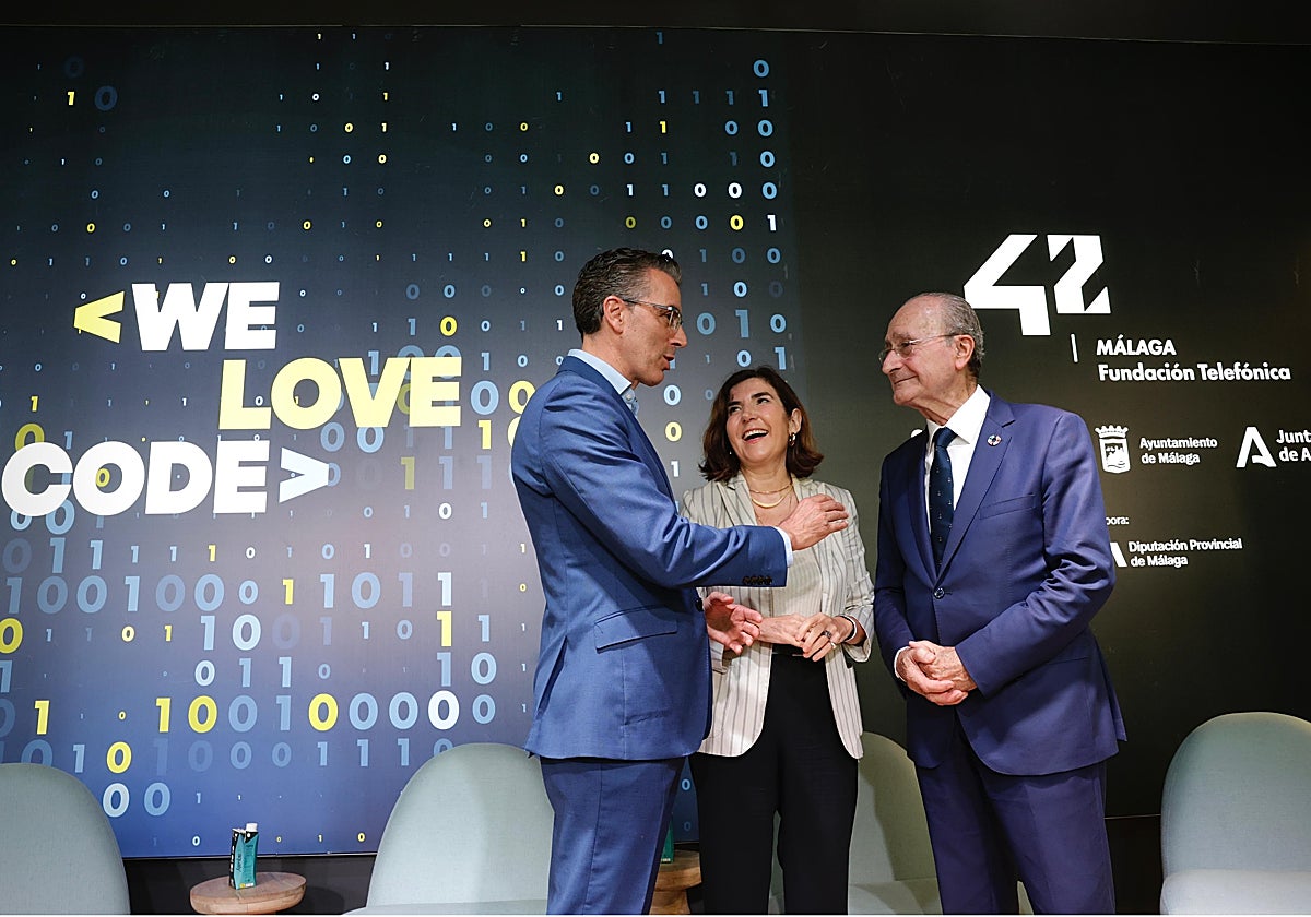 Joaquín Segovia, Rocío Blanco y Francisco de la Torre, hoy en 42 Málaga.