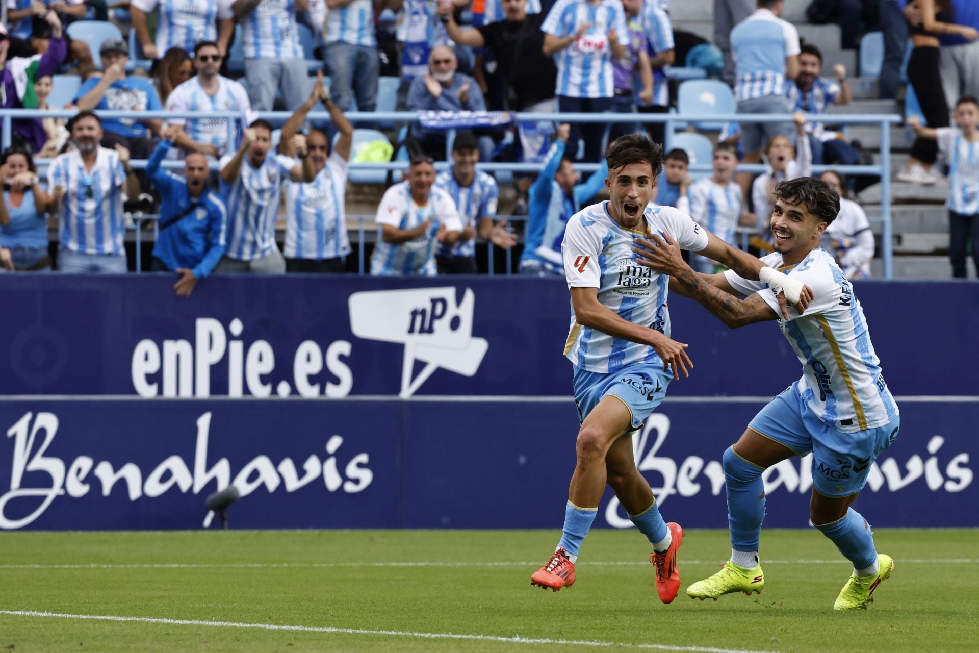 El Málaga-Eibar, en imágenes