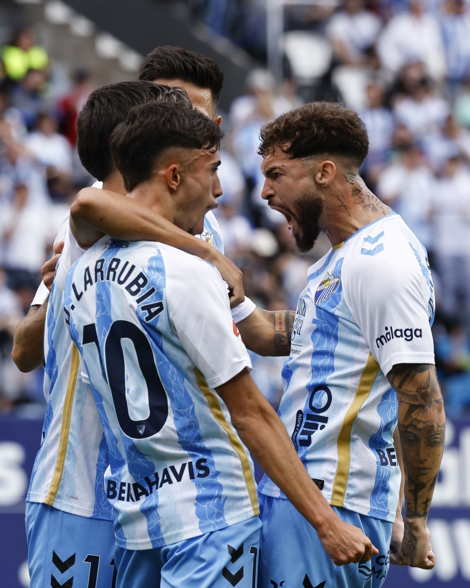 El Málaga-Eibar, en imágenes