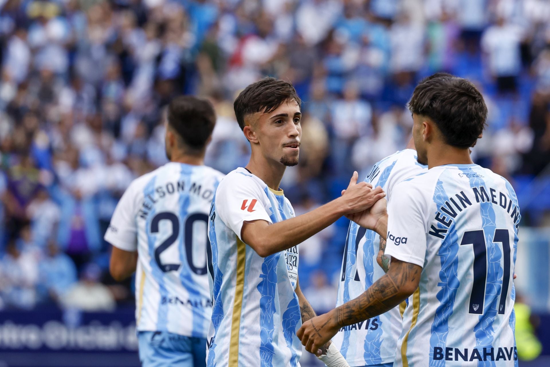 El Málaga-Eibar, en imágenes