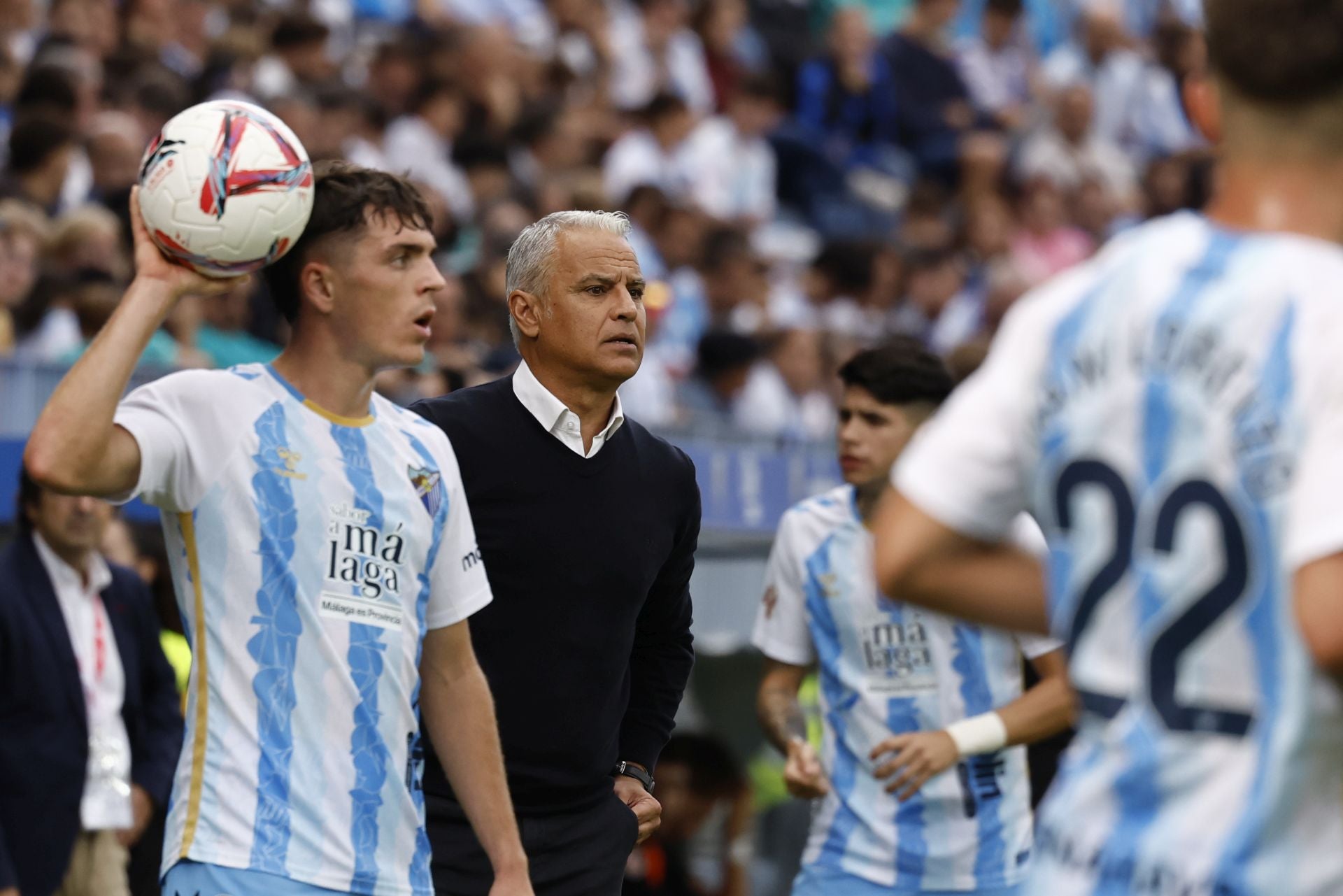 El Málaga-Eibar, en imágenes