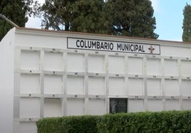 El nuevo columbario se ubica en el cementerio municipal.