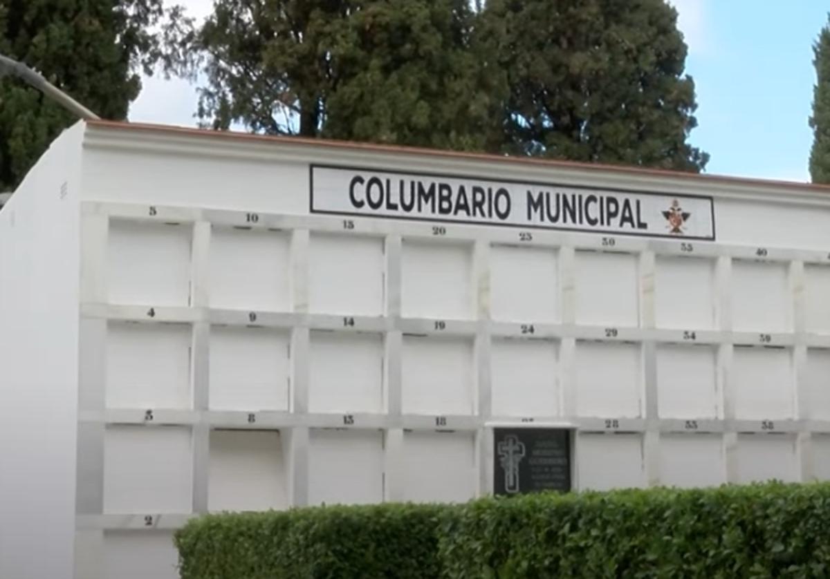 El nuevo columbario se ubica en el cementerio municipal.