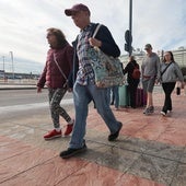 Los cruceristas en el puerto de Málaga se quedan sin autobuses