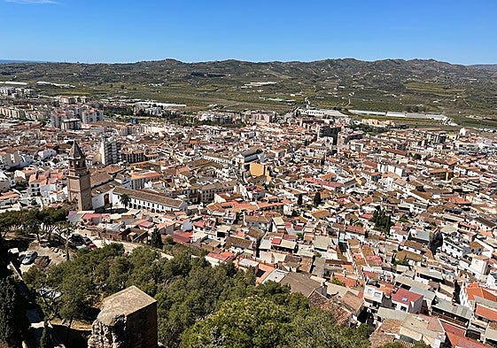 Vista panorámica del casco urbano veleño desde La Fortaleza.