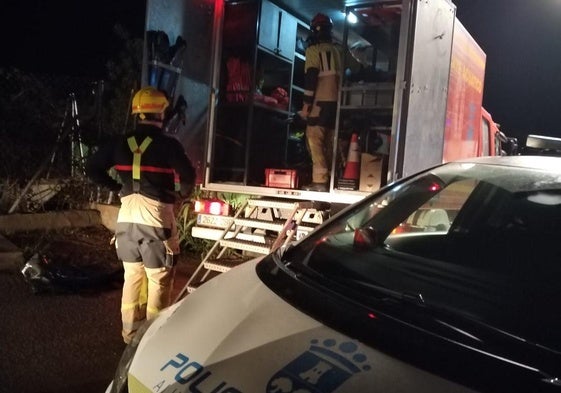 Equipos de emergencias desplegados en Alhaurín de la Torre.